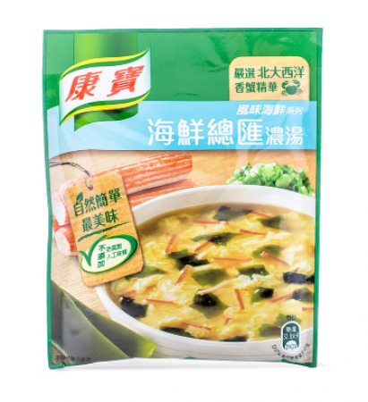 康宝 海鲜总汇浓汤 Instant Seafood Soup Pack