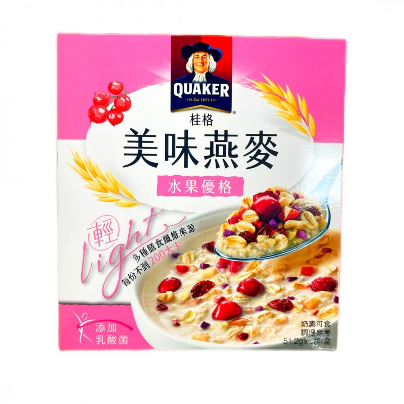 桂格 美味燕麦水果优格 Oatmeal fruit yogurt