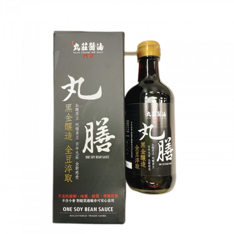 丸莊 丸膳酱油清(全黑豆) Black Bean Sauce(Gluten Free)